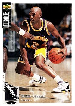 1994-95 Collector's Choice #68 Sedale Threatt Front