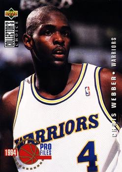 1994-95 Collector's Choice #200 Chris Webber Front