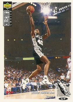 1994-95 Collector's Choice #340 Willie Anderson Front