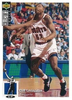 1994-95 Collector's Choice #371 Cliff Levingston Front