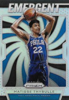 2019-20 Panini Prizm - Emergent Silver #18 Matisse Thybulle Front