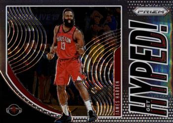 2019-20 Panini Prizm - Get Hyped! #5 James Harden Front