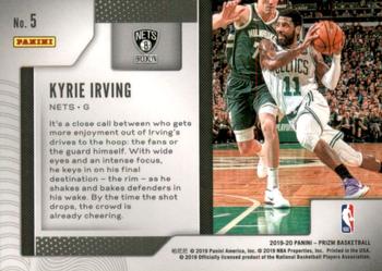 2019-20 Panini Prizm - Widescreen #5 Kyrie Irving Back