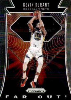 2019-20 Panini Prizm - Far Out! #5 Kevin Durant Front