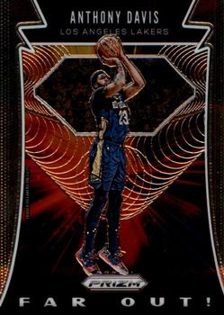 2019-20 Panini Prizm - Far Out! #7 Anthony Davis Front