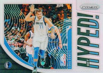 2019-20 Panini Prizm - Get Hyped! Silver #6 Luka Doncic Front