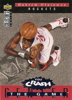 1994-95 Collector's Choice - You Crash the Game Rebounds #R9 Hakeem Olajuwon Front
