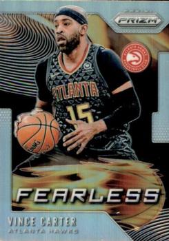 2019-20 Panini Prizm - Fearless Silver #10 Vince Carter Front