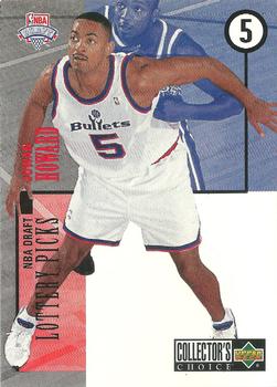 1994-95 Collector's Choice - 1994 NBA Draft Lottery Picks Exchange #5 Juwan Howard Front