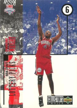 1994-95 Collector's Choice - 1994 NBA Draft Lottery Picks Exchange #6 Sharone Wright Front