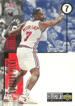 1994-95 Collector's Choice - 1994 NBA Draft Lottery Picks Exchange #7 Lamond Murray Front