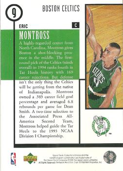 1994-95 Collector's Choice - 1994 NBA Draft Lottery Picks Exchange #9 Eric Montross Back