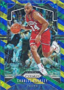 2019-20 Panini Prizm - Prizms Choice Blue Yellow and Green #2 Charles Barkley Front