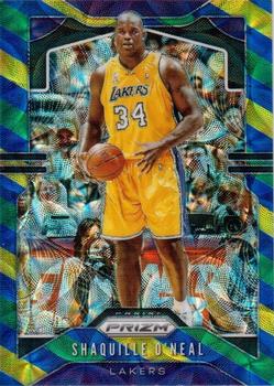 2019-20 Panini Prizm - Prizms Choice Blue Yellow and Green #11 Shaquille O'Neal Front