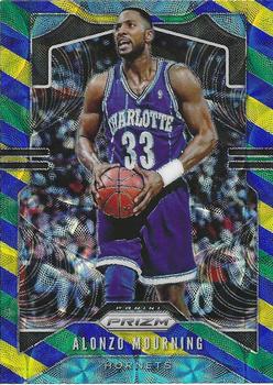 2019-20 Panini Prizm - Prizms Choice Blue Yellow and Green #27 Alonzo Mourning Front