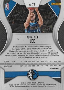 2019-20 Panini Prizm - Prizms Choice Blue Yellow and Green #79 Courtney Lee Back