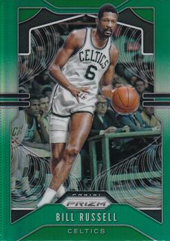 2019-20 Panini Prizm - Prizms Green #21 Bill Russell Front