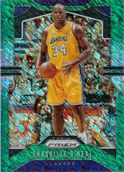 2019-20 Panini Prizm - Prizms Premium Green Shimmer #11 Shaquille O'Neal Front