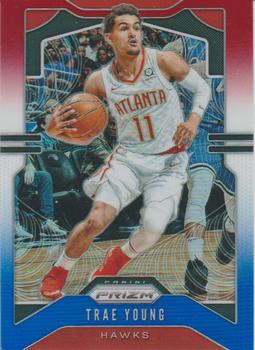 2019-20 Panini Prizm - Prizms Red White and Blue #31 Trae Young Front