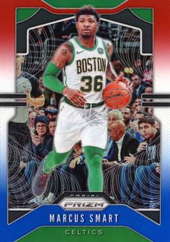 2019-20 Panini Prizm - Prizms Red White and Blue #41 Marcus Smart Front