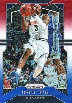 2019-20 Panini Prizm - Prizms Red White and Blue #87 Torrey Craig Front