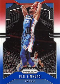 2019-20 Panini Prizm - Prizms Red White and Blue #198 Ben Simmons Front