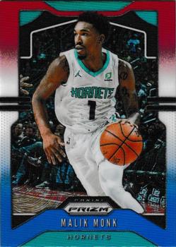 2019-20 Panini Prizm - Prizms Red White and Blue #205 Malik Monk Front