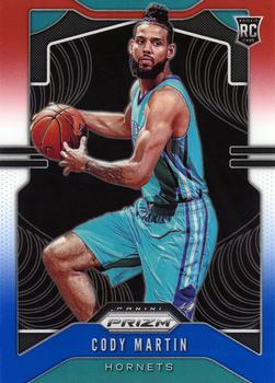 2019-20 Panini Prizm - Prizms Red White and Blue #278 Cody Martin Front