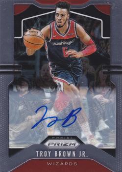 2019-20 Panini Prizm - Base Signatures #196 Troy Brown Jr. Front