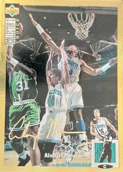 1994-95 Collector's Choice - Gold Signature #133 Alonzo Mourning Front