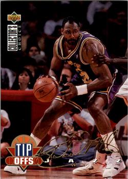 1994-95 Collector's Choice - Gold Signature #191 Karl Malone Front