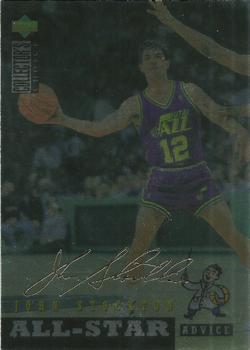 1994-95 Collector's Choice - Gold Signature #196 John Stockton Front