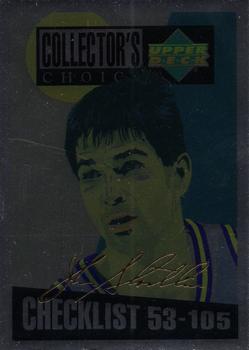 1994-95 Collector's Choice - Gold Signature #208 John Stockton Front