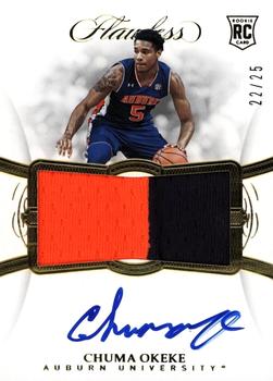 2019 Panini Flawless Collegiate - Flawless Rookie Patch Autographs #129 Chuma Okeke Front