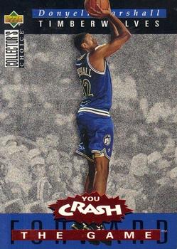 1994-95 Collector's Choice - You Crash the Game Rookie Scoring #S7 Donyell Marshall Front