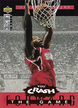 1994-95 Collector's Choice - You Crash the Game Rookie Scoring #S15 Sharone Wright Front