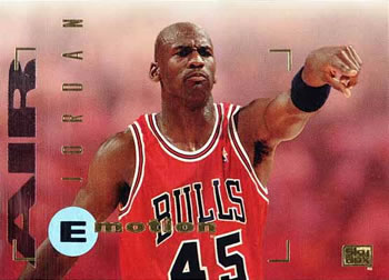 1994-95 SkyBox E-Motion #100 Michael Jordan Front
