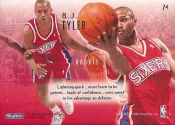 1994-95 SkyBox E-Motion #74 B.J. Tyler Back