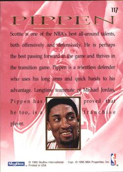 1994-95 SkyBox E-Motion #117 Scottie Pippen Back