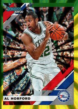 2019-20 Donruss - Holo Green and Yellow Laser #10 Al Horford Front