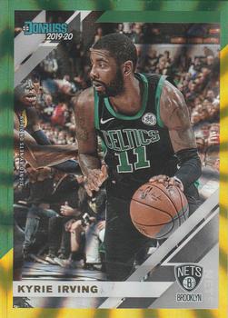 2019-20 Donruss - Holo Green and Yellow Laser #11 Kyrie Irving Front