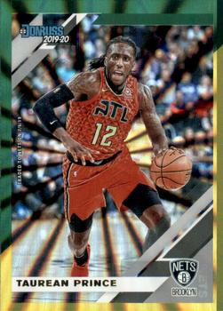 2019-20 Donruss - Holo Green and Yellow Laser #18 Taurean Prince Front