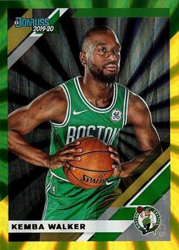 2019-20 Donruss - Holo Green and Yellow Laser #26 Kemba Walker Front