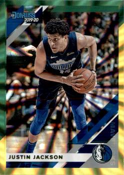 2019-20 Donruss - Holo Green and Yellow Laser #48 Justin Jackson Front