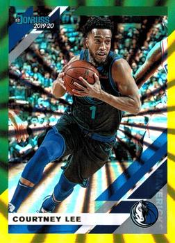 2019-20 Donruss - Holo Green and Yellow Laser #50 Courtney Lee Front