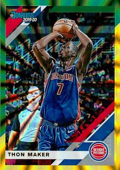 2019-20 Donruss - Holo Green and Yellow Laser #61 Thon Maker Front