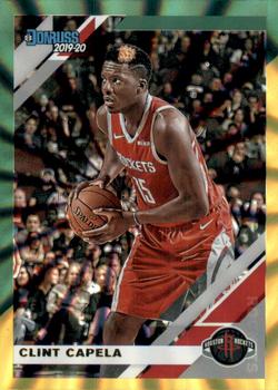 2019-20 Donruss - Holo Green and Yellow Laser #73 Clint Capela Front