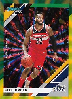 2019-20 Donruss - Holo Green and Yellow Laser #75 Jeff Green Front