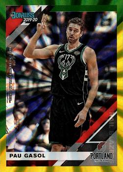 2019-20 Donruss - Holo Green and Yellow Laser #115 Pau Gasol Front