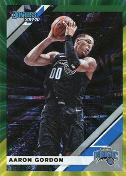 2019-20 Donruss - Holo Green and Yellow Laser #149 Aaron Gordon Front